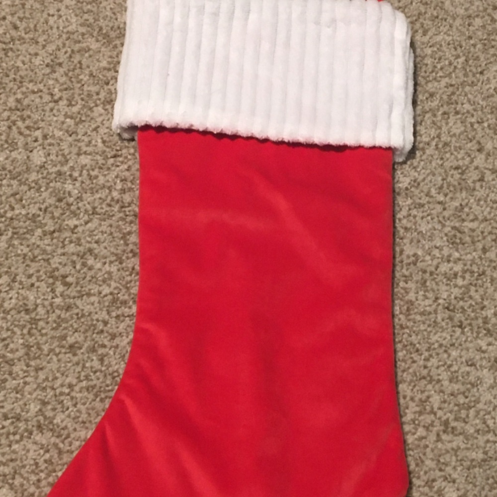 Monogram K Stocking - Picture 2 of 3